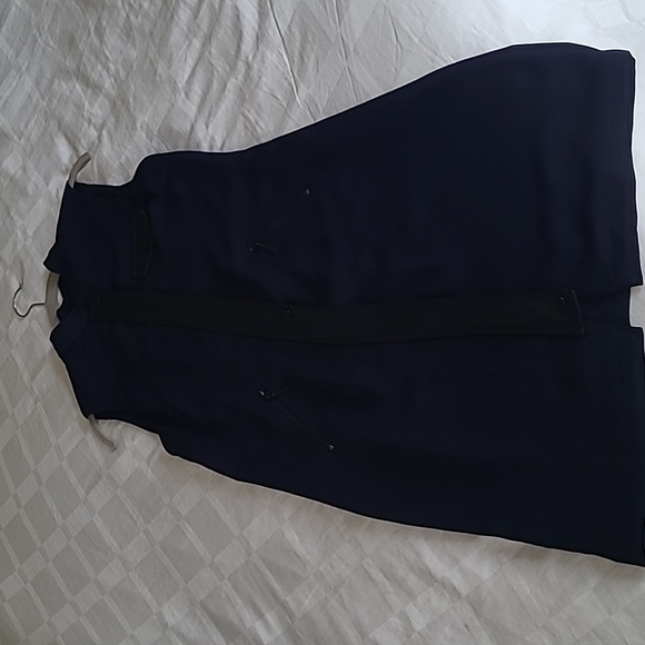 Calvin Klein size 6 navy blue dress - Picture 8 of 10